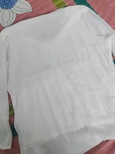 White Embroidered Top