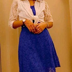 Party Wear Blue Dress