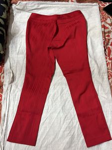 Red Striped Trousers