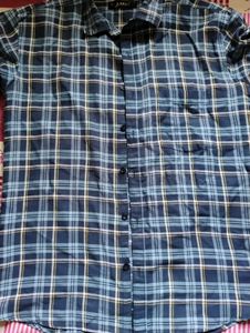 Jumble Blue Plaid Shirt