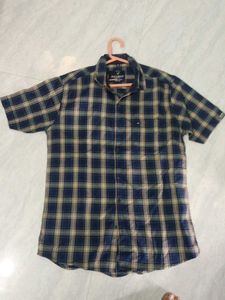 Red &amp; White Plaid Casual Shirt