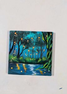 Mini Enchanted Forest Canvas Art Painting