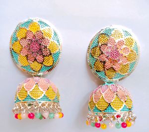 Silver Plated Pearl Jhumki For Girls/Women