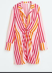 H&M Knot Detail Shirt Dress