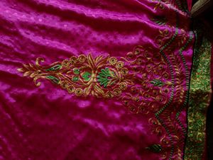 Gorgeous Parrot Green And Pink Combination Saree&#34;