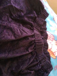 Black Velvet Corduroy Pants