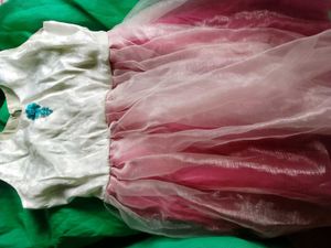 Pink &amp; White Party Dress