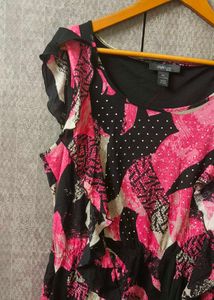 Black Party Wear Top
