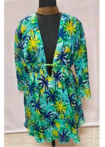 Beach Wear Floral Dress Free Size