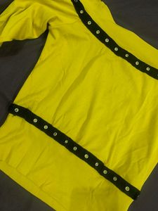 Mustard Crop Top