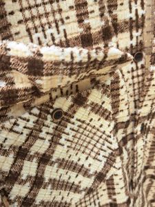 Brown Plaid Flannel Shirt