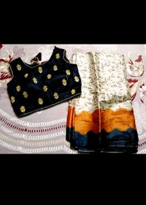 Elegant Saree & Blouse Set