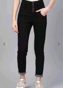 Light Wash Straight Leg Jeans 2set Black &amp; Blue