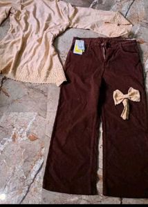 New With Teg Pant Top