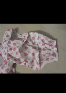 Cute Heart Print Top