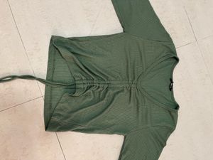 Green String Top