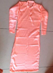 Girls Silk Trouser Kurti Set