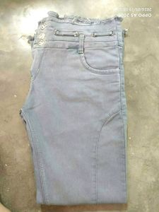 Light Blue Bootcut Stylish Jeans