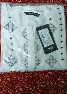 New Off White Kurti- Soch Brand