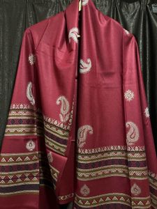 Red Winter Shawl