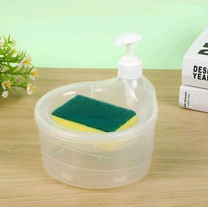 2-in-1 Soap Dispenser with Sponge