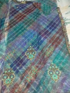 Combo Of 3 Embroidered Saree With Blouse