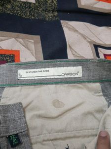 Grey White Pant 32 Size Formal