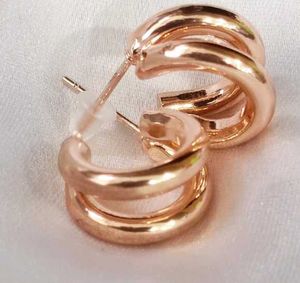 Rose Gold Hoop Earrings