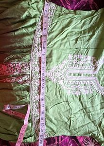Mint Green Embroidered Salwar Kameez