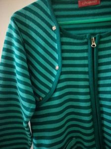 Blue Striped Sweater