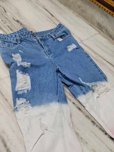 Ripped Ombre Jeans