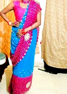 New Only Showing  Wear  This Saree Beautiful