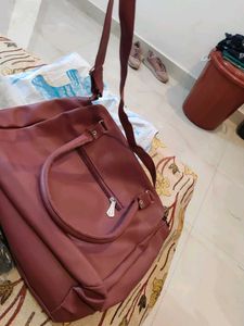 Maroon Tote Bag
