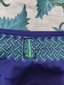 Navy &amp; Green Swim Bottom