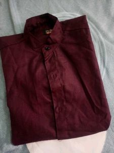 Maroon Casual Shirt