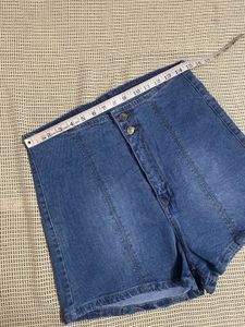 High Waisted Denim Shorts