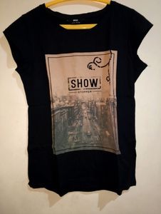 Women Black Tshirt