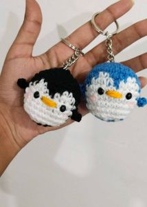 Crochet Penguin Keychains
