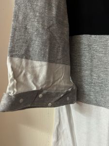 Striped 3/4 Sleeve Top