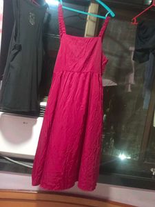 Backless Red Sundress