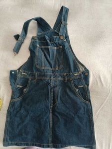 Denim Blue Dungaree/Skirt Bottom