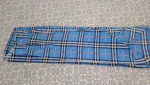 Blue Plaid Casual Shirt