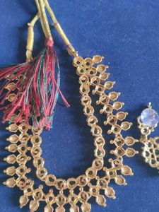 Kempu And Green New Necklace