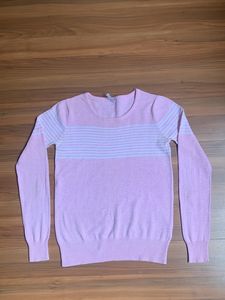 A Pretty Baby Pink Colour Sweatshirt (Size-S)
