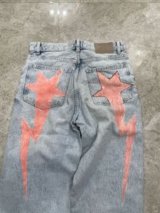 BERSHKA Star Lightning Bolt Jeans