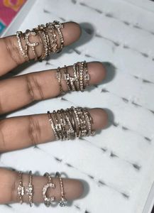 22 Pc Fancy Rings