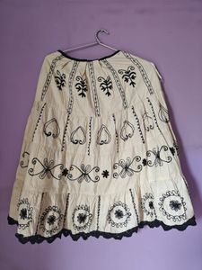 Boho Embroidered Skirt