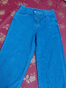 Blue Straight Jeans