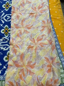 Super soft used chiffon saree for Sale