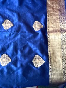 Navy blue Silk Saree